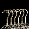 1PC Acrylic Hanger Clothing Organizer Wardrobe Pants Coat Hanger Drying Rack Transparent Gold Hook Adult Coat Hanger 6