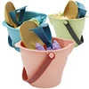 Summer Beach Toy for Kids Soft Silicone Sandbox Set Beach Game Toy for Send Children Beach Play Sand Water Play Tools Beach Cart 1