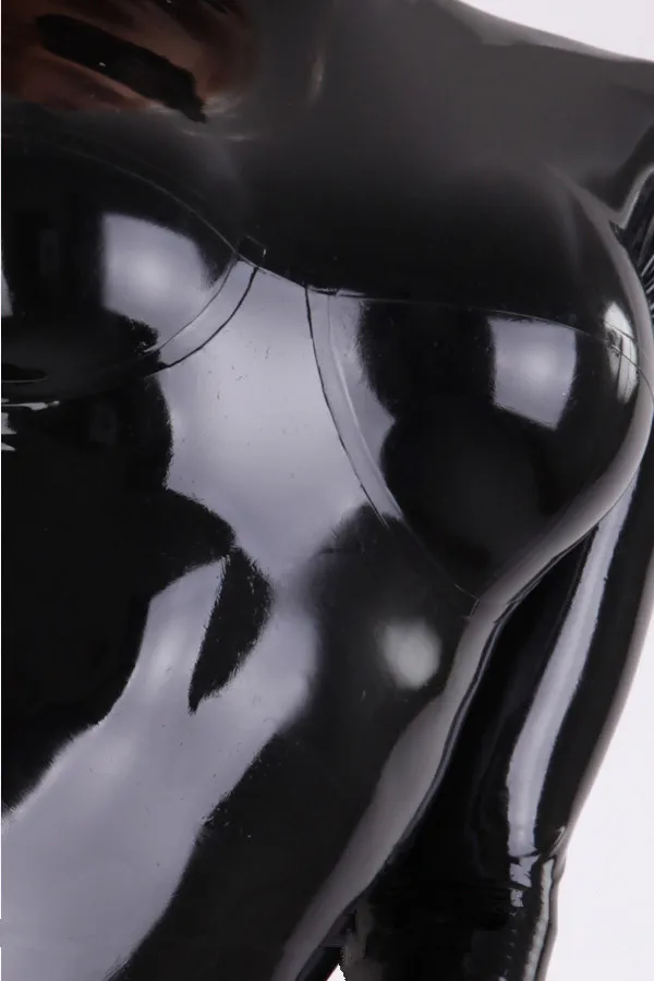 Men Rubber Bodysuit Sexy Latex Men Women Catsuit Rubber Bodysuit 3D Breast with Back Crotch Zipper Size Customize Handmade Suit