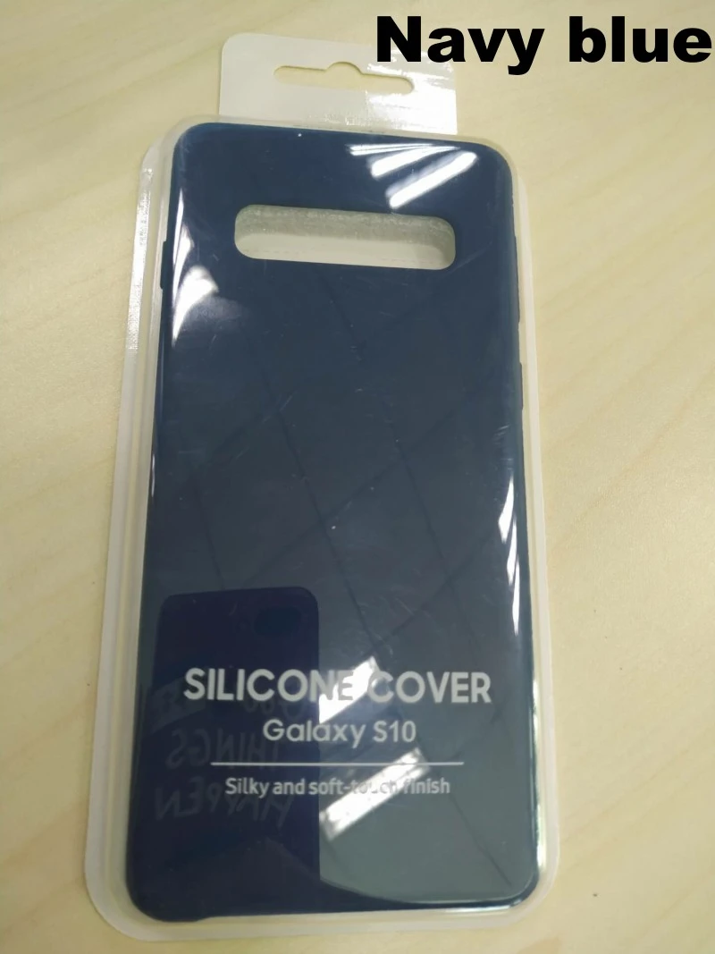 Funda Silicona Original Samsung S10 Plus Blue