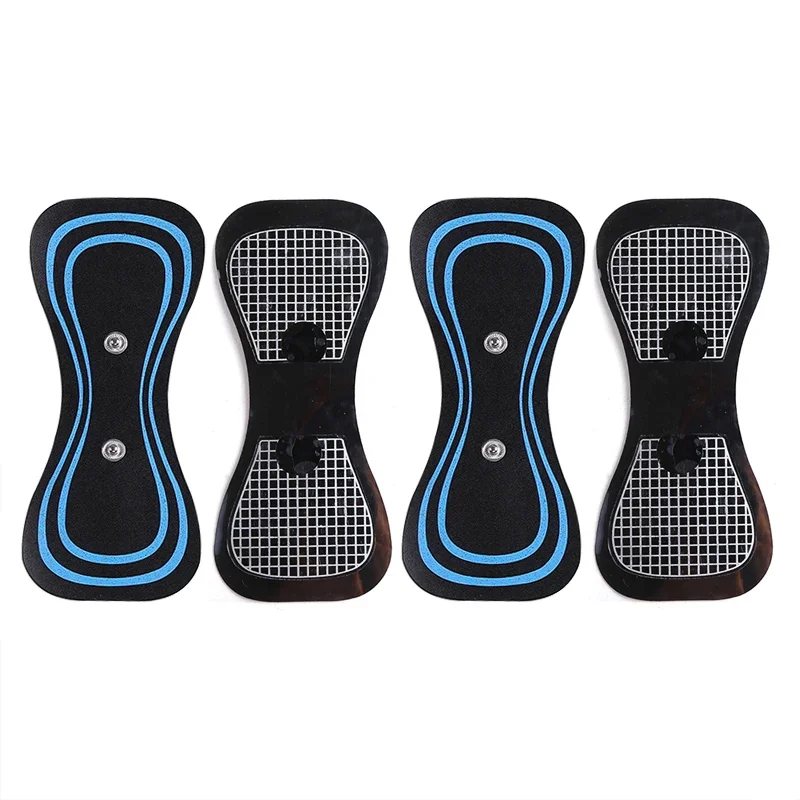 Massage Gel Pads 10PCS EMS Neck Massager Gel Pad Trainer Hip Exerciser Replacement Body Massager Patch Muscle Stimulator Sticker Gels Accessories