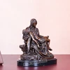 Famous Pieta Statue by Michelangelo Bronze Replica Sculpture Western Collectible Home Decoration 3