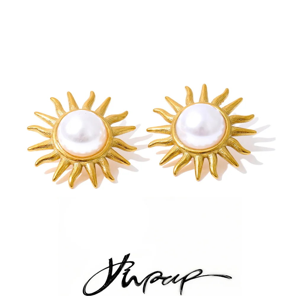 Yhpup Earrings Simulated Pearls