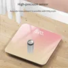 Body Electronic Scale LCD Electronic Scale Gradient Color Intelligent Digital Display Glass Weight Scale Balance For Weight Meas 2