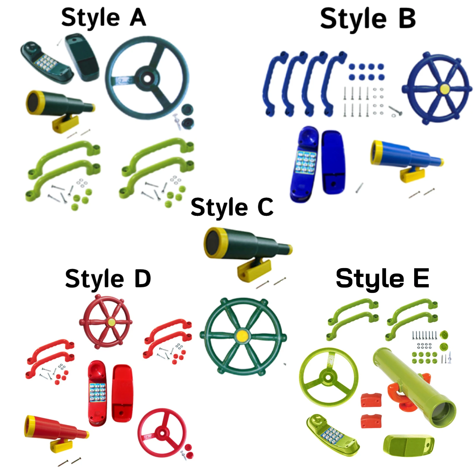 Playground Accessories for Kids Outdoor Playground Equipment Set for