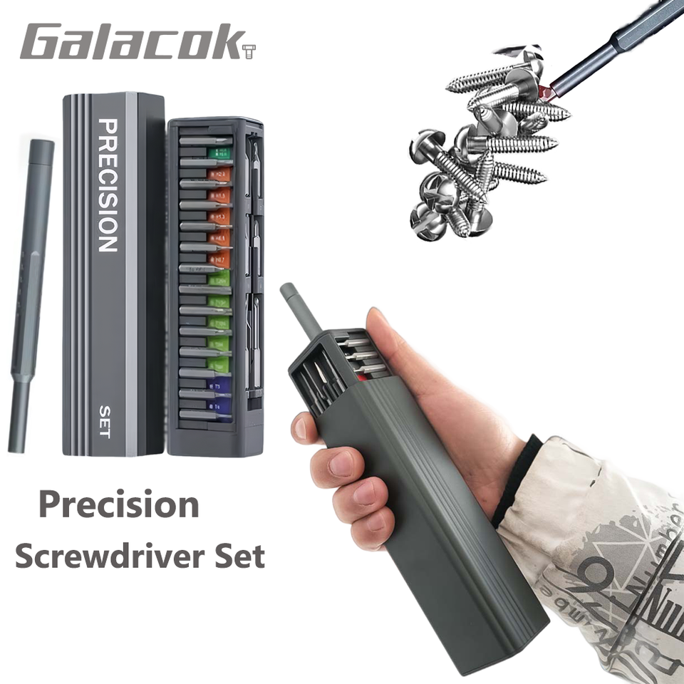 New 49 in 1 Precision Screwdriver Set with 46 Magnetic S2 Phillips Torx Bits Professional Repair Tools Kit for PC iPhone Watch