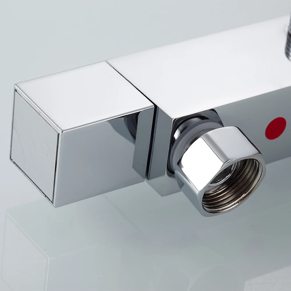 Faucet Accessories Wall Mounted Constant Temperature 304 Stainless Steel Bathroom Shower Faucets Bathtub Faucet Hot & Cold Water Mixer Valve Tap