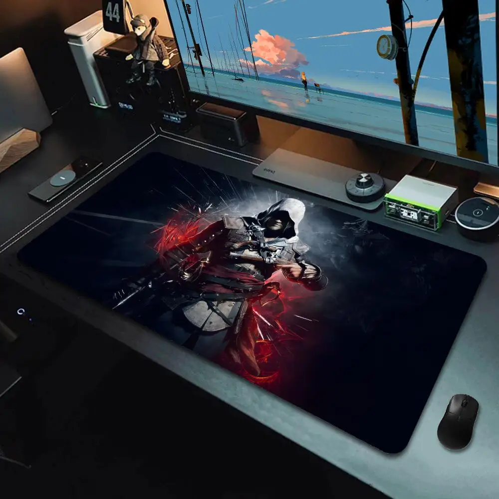 New Assassin'S Black Flags C-Creeds 4  Mouse Pad High-End E-Sports Mouse Pad Game Swordsmith Zero-Smooth Fps Special Rubber Mouse Pad