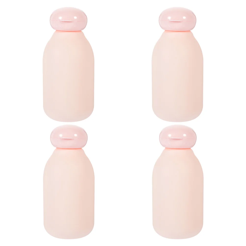 

Travel Bottles 4Pcs Squeeze Toiletry Container Flip Cap Empty Toiletry Bottles Travel Toiletry Bottles Shampoo Conditioner