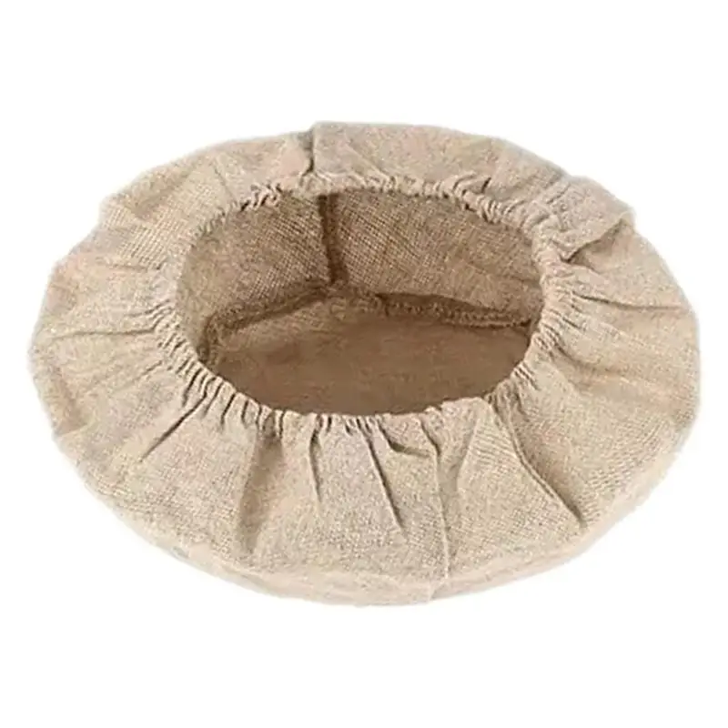 

Oval Bread Liner Dough Baking Basket Foldable Beginner Friendly Bread Dough Rising Proofing Cloth For Kitchen and Bakery