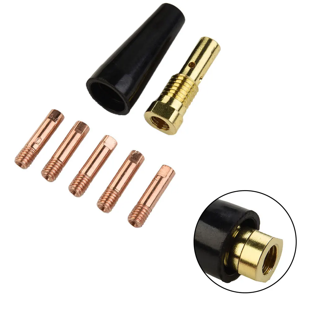 

Protective Cover Gasless Nozzle Tips Brass Nozzle Tips Fit Century FC90 MIG Welding Torch Brass Connecting Rod