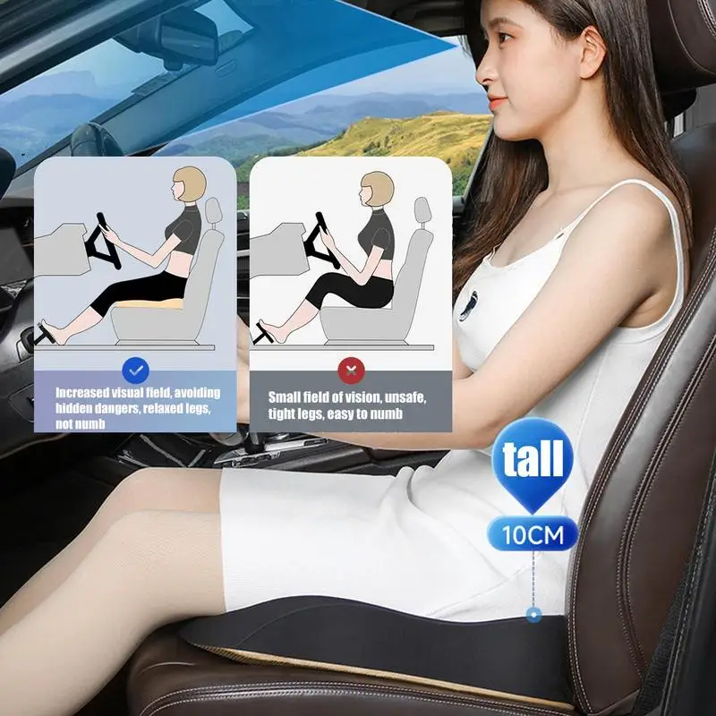 Baceyong Cuscino Ergonomico In Memory Foam Per Sedile Auto E Ufficio – Antiscivolo E Traspirante - 4