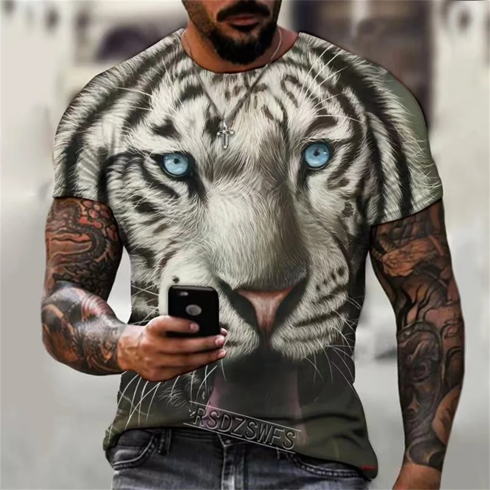T-shirt Heren met Print | Predator Neon Opdruk | - Style Italy