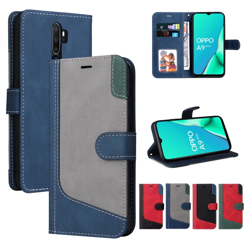 

For Oppo A57 A77 A96 A36 A76 Realme V23 GT neo3T neo2 C31 C35 GT2 9 C11 C21 C20 Reon 7Z Find X5 8Lite Leather Magnetic Flip Case