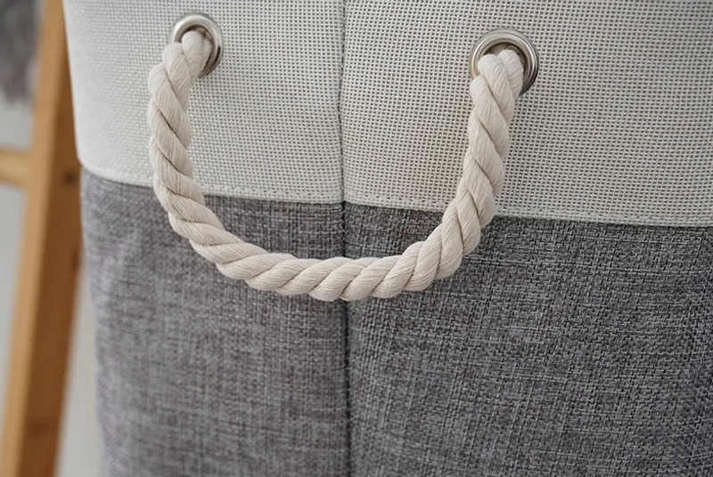 Unterwäsche Socken Baby Spielzeug Lagerung Korb Hause Liefert Kleinigkeiten Sortierung Korb Falten Leinen Organizer Box – Detail 7