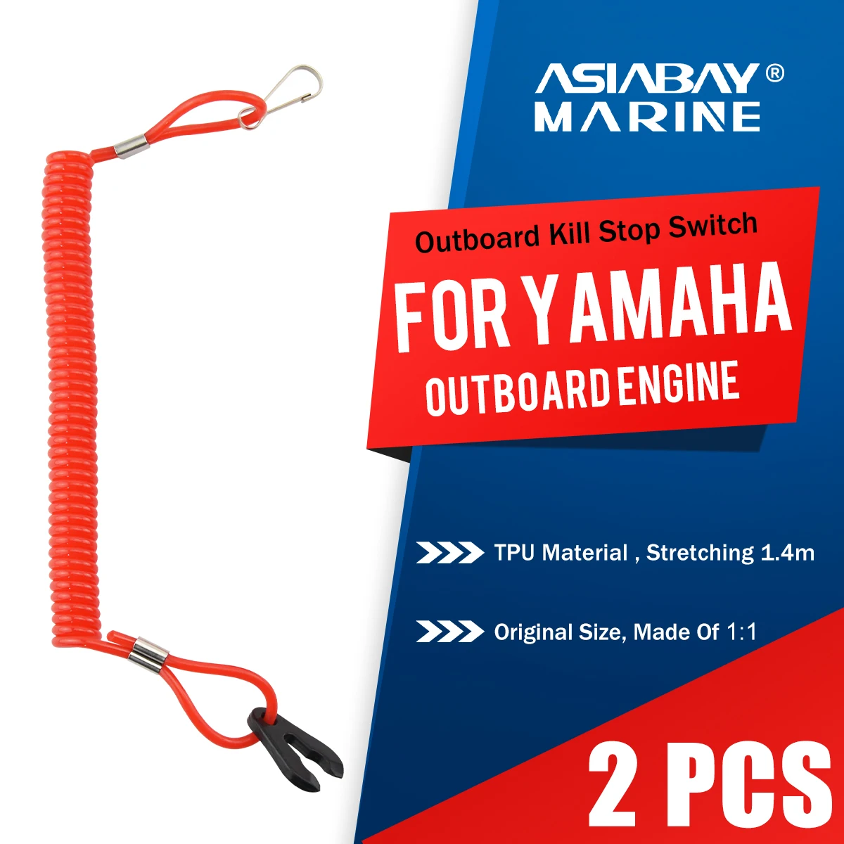 Yamaha Outboard Motor Kill Stop Switch 2-425hp Key Rope Safety Lanyard Tether Engine Marine outboard engine kill switch outboard switch outboard kill switch outboard engine parts