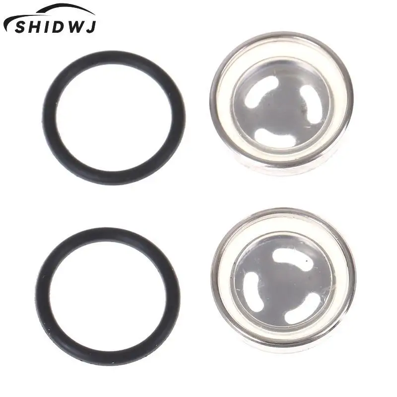 2Pcs/lot Universal 18mm Motorcycle Sight Glass Oil Sight Glass With Seal For Brake Pump Brake Cylinder