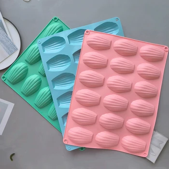 18-Cavity Madeleine Silicone Mold 1