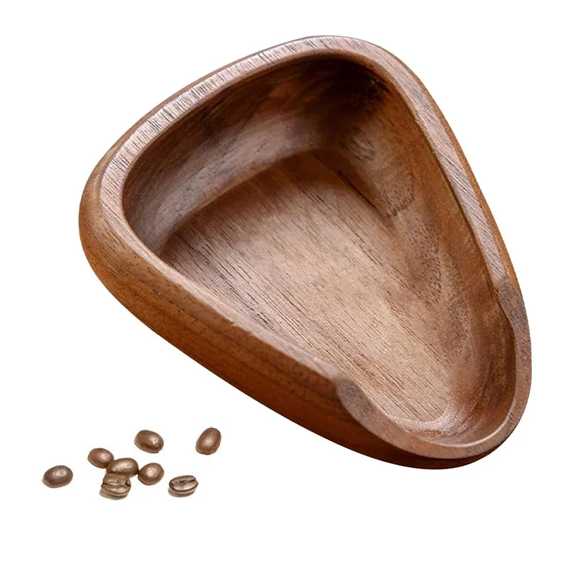 Coffee Bean Dosing Tray Dosing Vessel Espresso Dosing Cup Wood Weigh Coffee Bean Container Box Tea Coffee Measuring Scoops