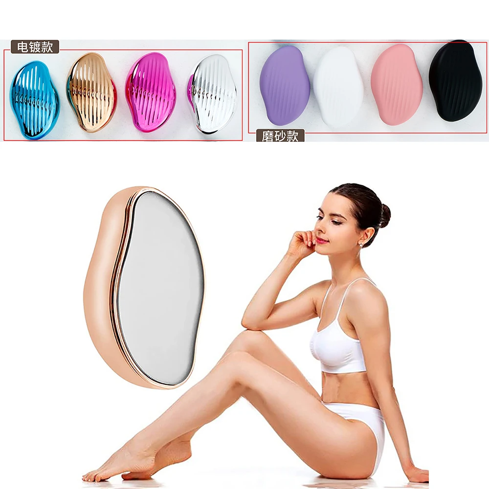 crystal hair remover reusable painless epilator for women leg and hand safe physical nano glass bikinis permanency hair removal Crystal Hair Remover Reusable Painless Epilator for Women Men Leg and Hand Safe Physical Nano Glass Bikinis Hair Removal