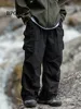 Men's Hiking Pants Waterproof Windproof Spring Autumn Outdoor Sports Rain Trousers Trekking Camping Fishing Hunting Cargo Pants 4