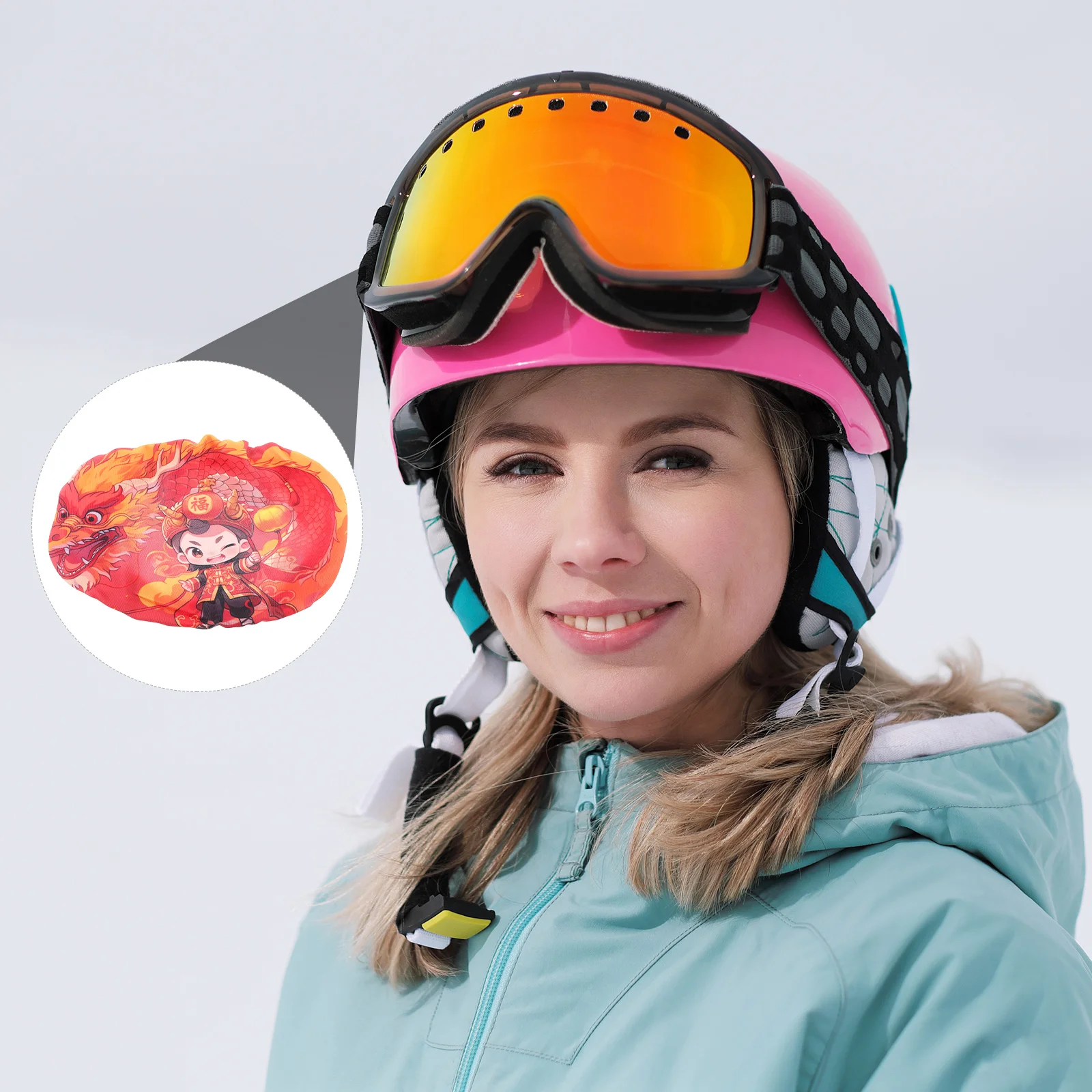 Portable Ski Goggle Covers Elastic Lens Cover Washable Skiing Eyewear Goggles Protector Snowboarding Accessories Men 6