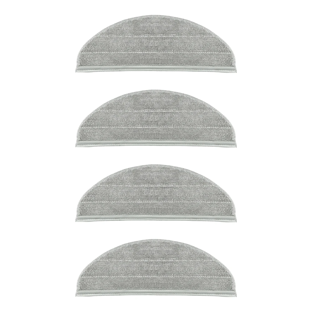 

4pcs HEPA Filter Screen / Mop Cloth For Mi MJSTP Robot Vacuum Cleaner Accessories Replacement Main Brush Roller*2