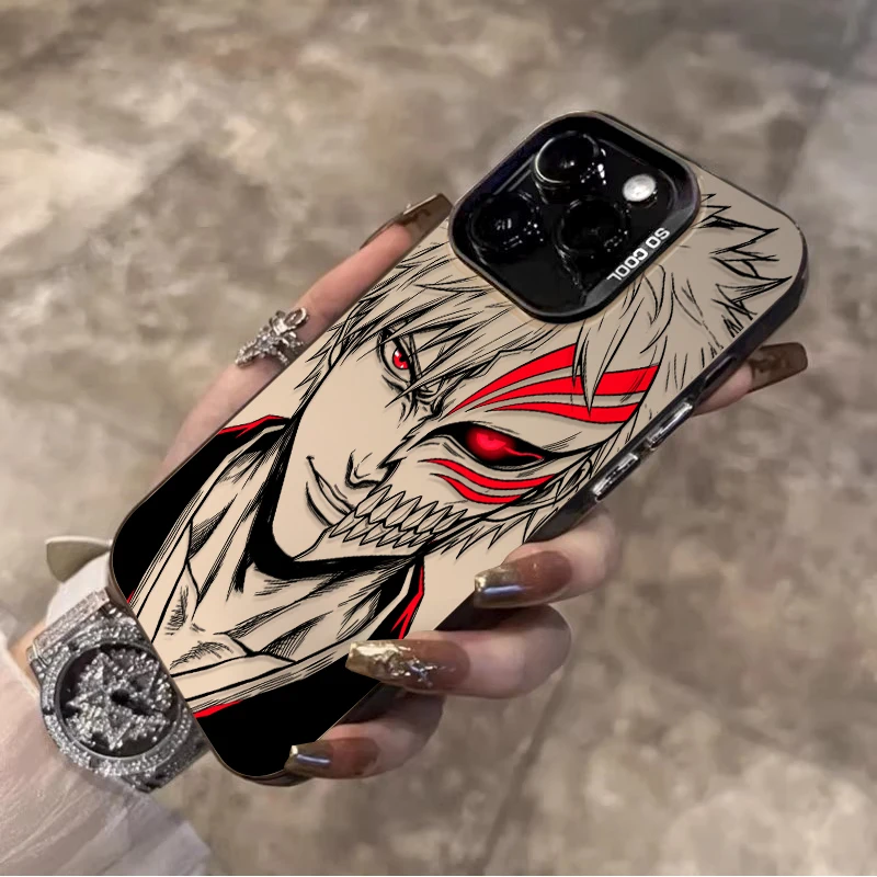 Vibrant Anime BLEACH ICHIGO ULQUIORRA Phone Case Design