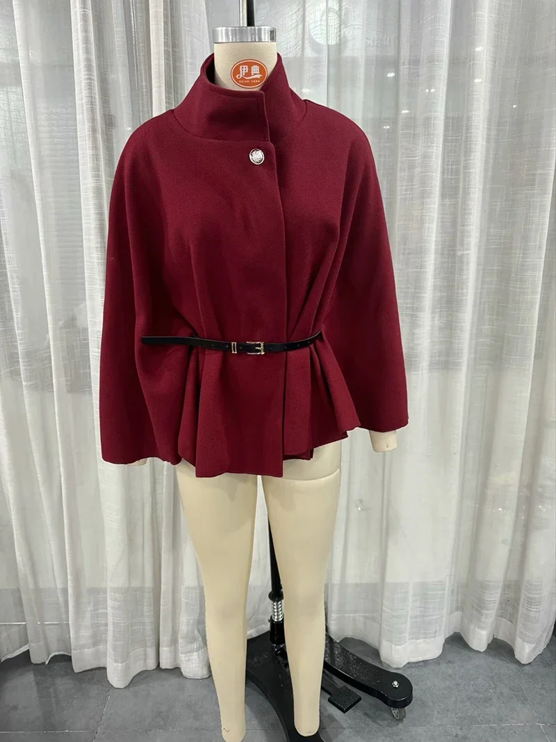 Elowen Cloak Coat Styled View