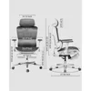 Ergonomic Office Chair with 3D Adjustable Armrests, Adjustable Lumbar Support High Back for Computer Chair, Big and Tall Mesh 2