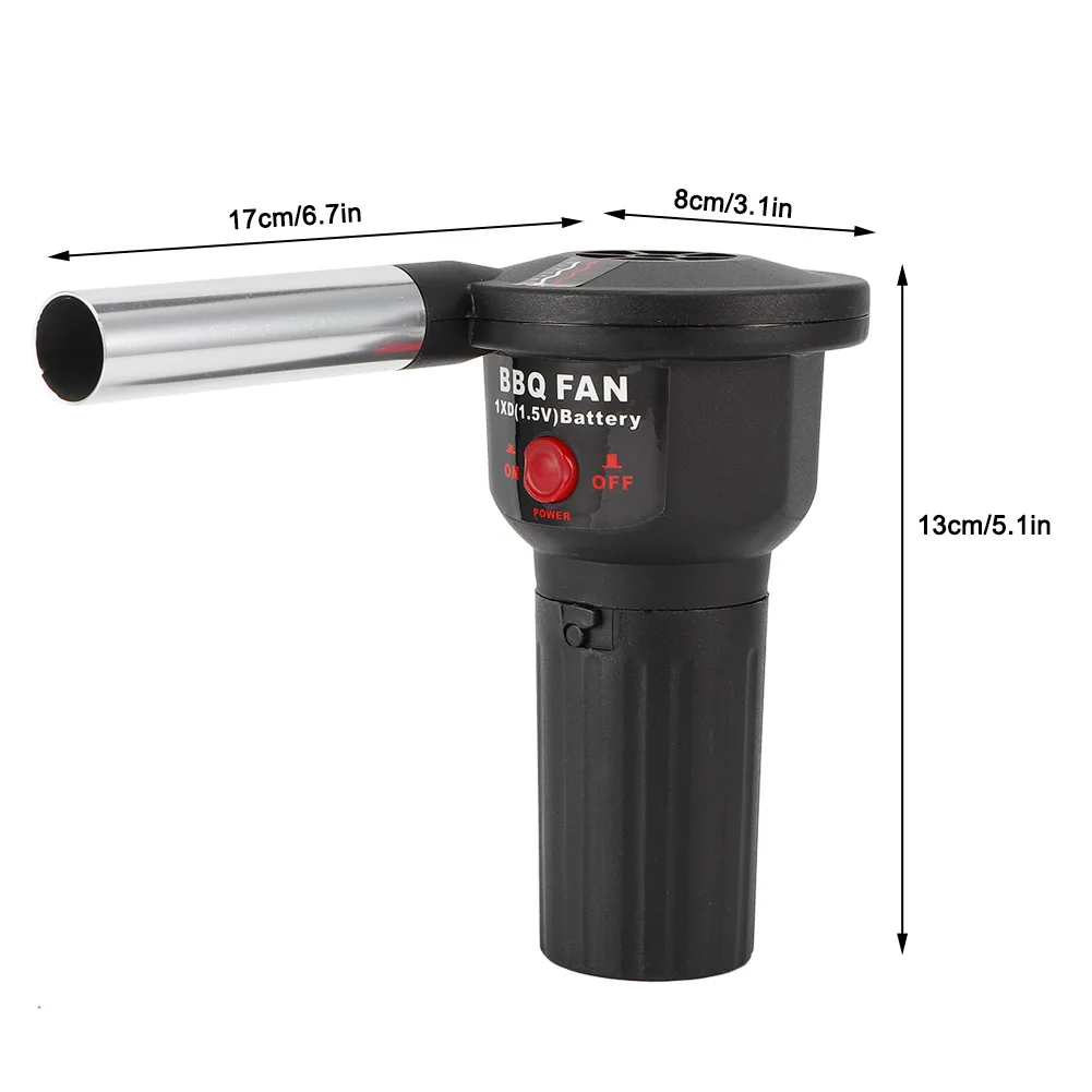 Portable Handheld BBQ Fan Electric Air Blower Outdoor Picnic Camping Grill Barbecue Cooking Stove Tool Bbq Fan