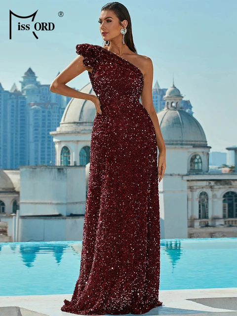 Vestido Pedraria Gola Alta Vestido Sereia Dourado Missord Vestido