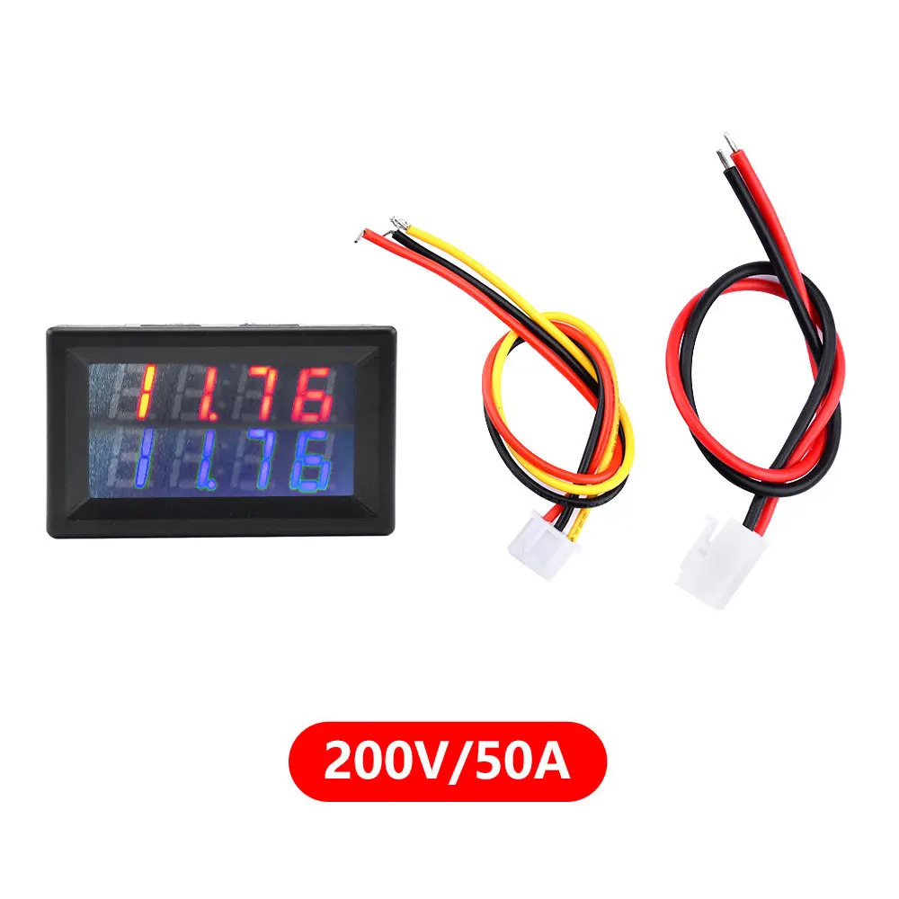 DC 50/100V 5A/10A LCD Display Digital Voltmeter Wattmeter Current Power Tester E - Foto 3