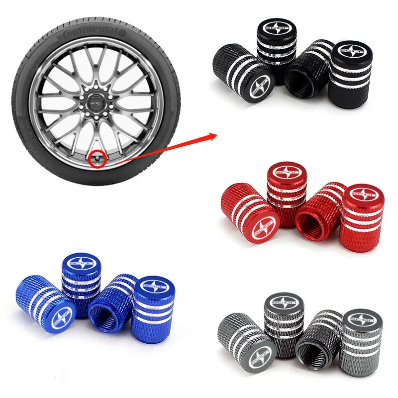 Car caps for nipple Styling Zinc Alloy Anti-theft laser printing Tire Air Airtight Cover For Toyota scion XA XD TC Accessories