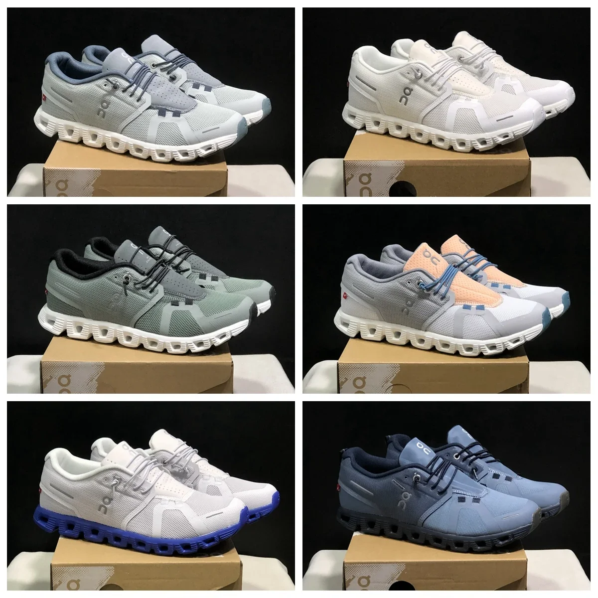

Original Cloud 5 Running Shoes Anti Slip Comfortable Mesh Couple Fitness Men Outdoor Hiking On Casual Women Sneakers