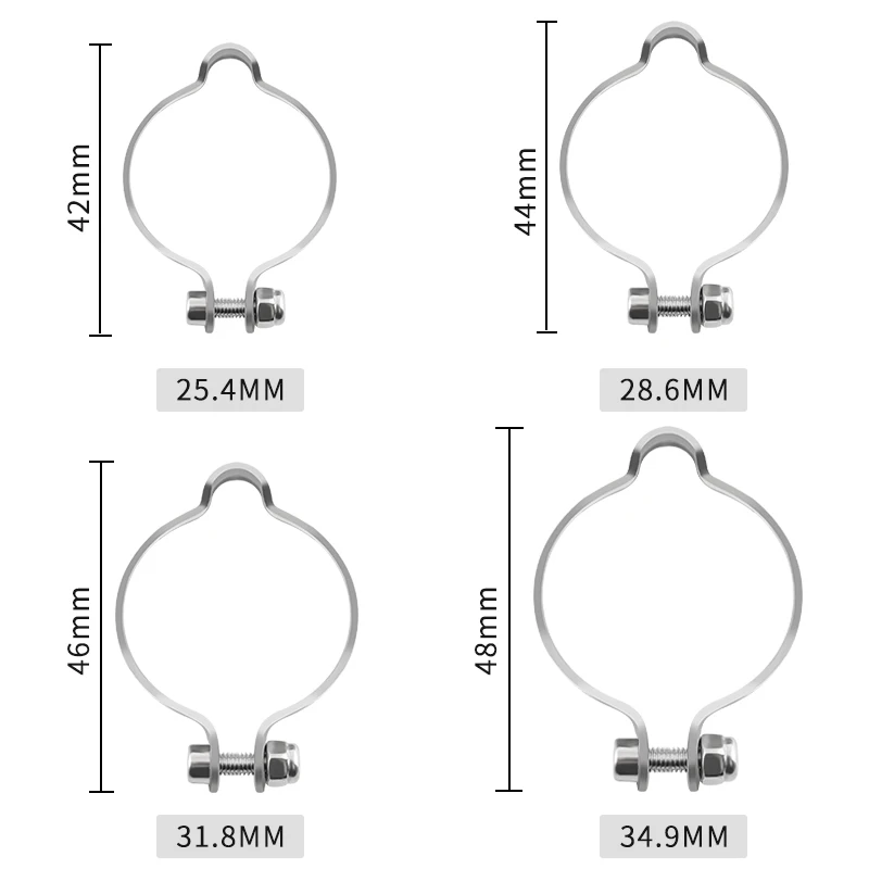 Bicycle Parts MUQZI Brake Cable Clamp Shifter Line Buckle 25.4 28.6 31.8 34.9mm Shift Cable Guide Fixed Ring