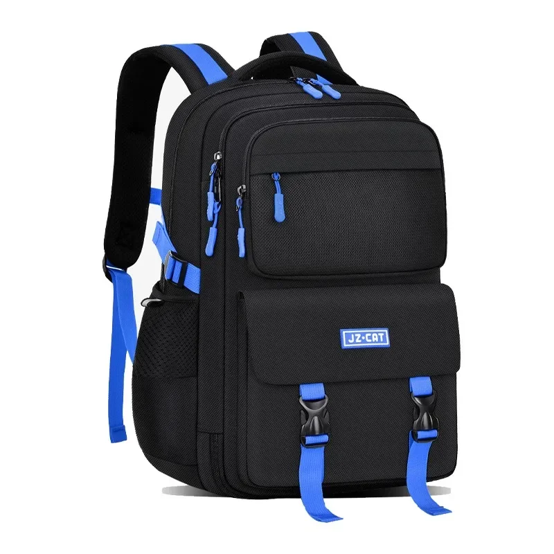 New Boys Backpack Large Capacity Refrigerator Open Door Waterproof Backpack School Bag for Primary and Secondary School Students 6