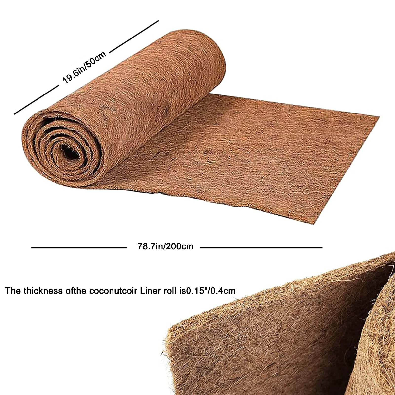 4 Tapis De Paillage Coco 30 Cm – Disques De Protection Hivernale Réutilisables Pour Plantes En Pot, Anti-Gel & Écologique