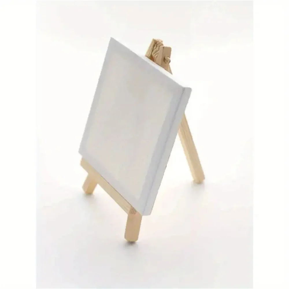 Mini canvas art boards for acrylic oil painting and decorating 10x10cm