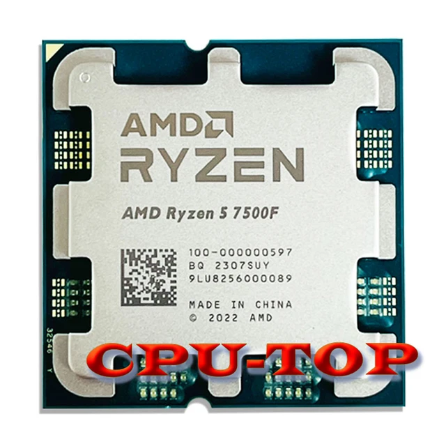 NEW AMD Ryzen 5 7500F R5 7500F 3.7GHz 6-Core 12-Thread CPU Processor 5NM  L3=32M 100-000000597 Socket AM5 Origin - AliExpress