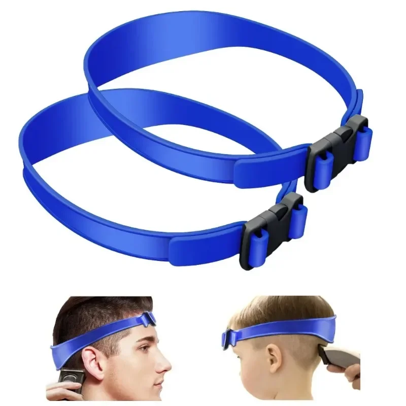 DIY Hair Trimming Template Haircut Band Breathable Curved Silicone Home Hair Trimming Guide for Boys Men 2