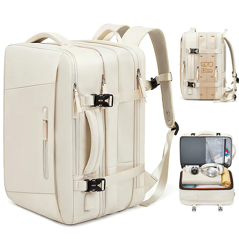 

17.3 inch Laptop Backpack Expandabl Travel Bag Waterproof USB Charging Port School Backpacks For Women Outdoor Sports Rucksack