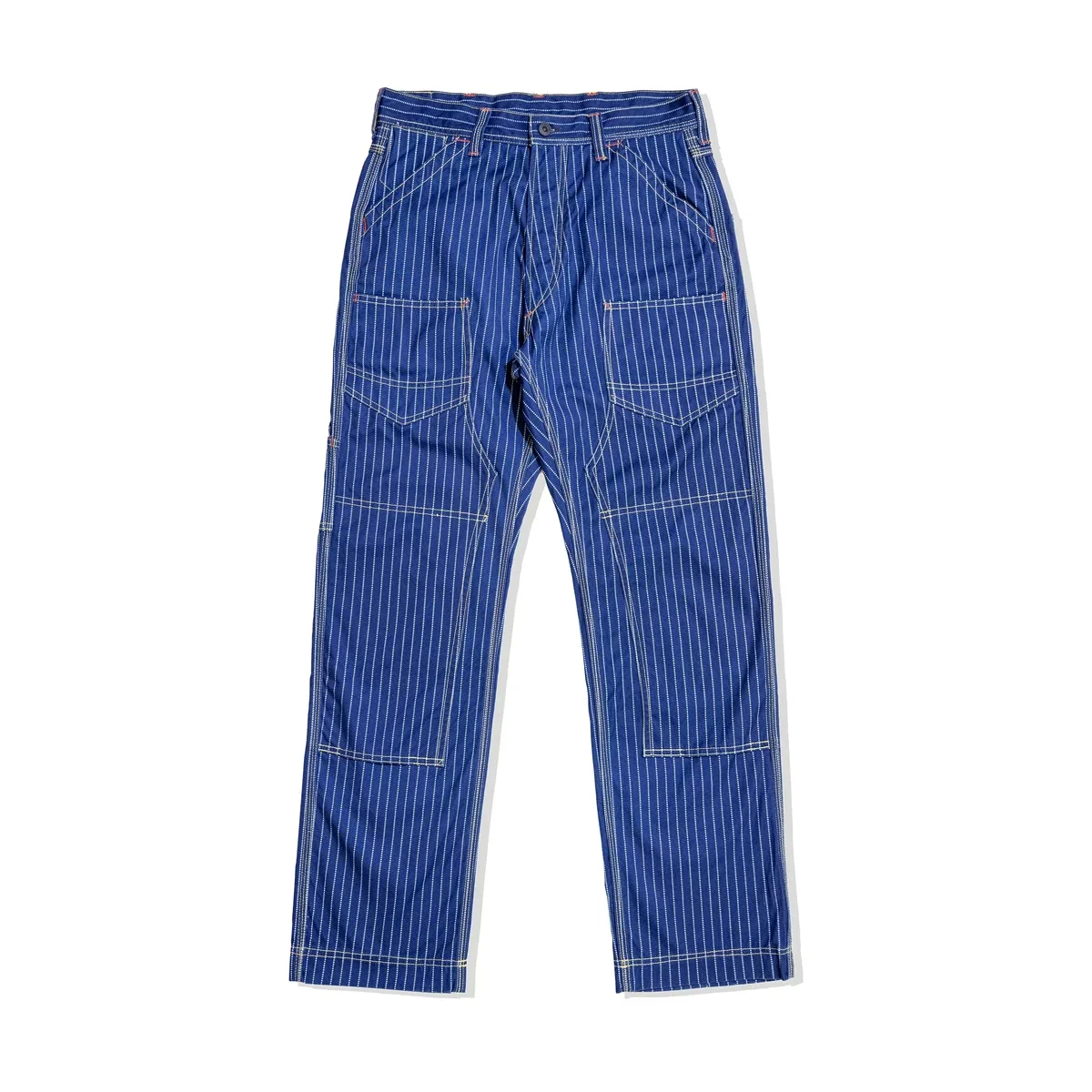 RRL wabash stripe denimワークパンツ　超入手困難 Vintage Men Wabash Stripe Jeans Work Denim Pants Railway