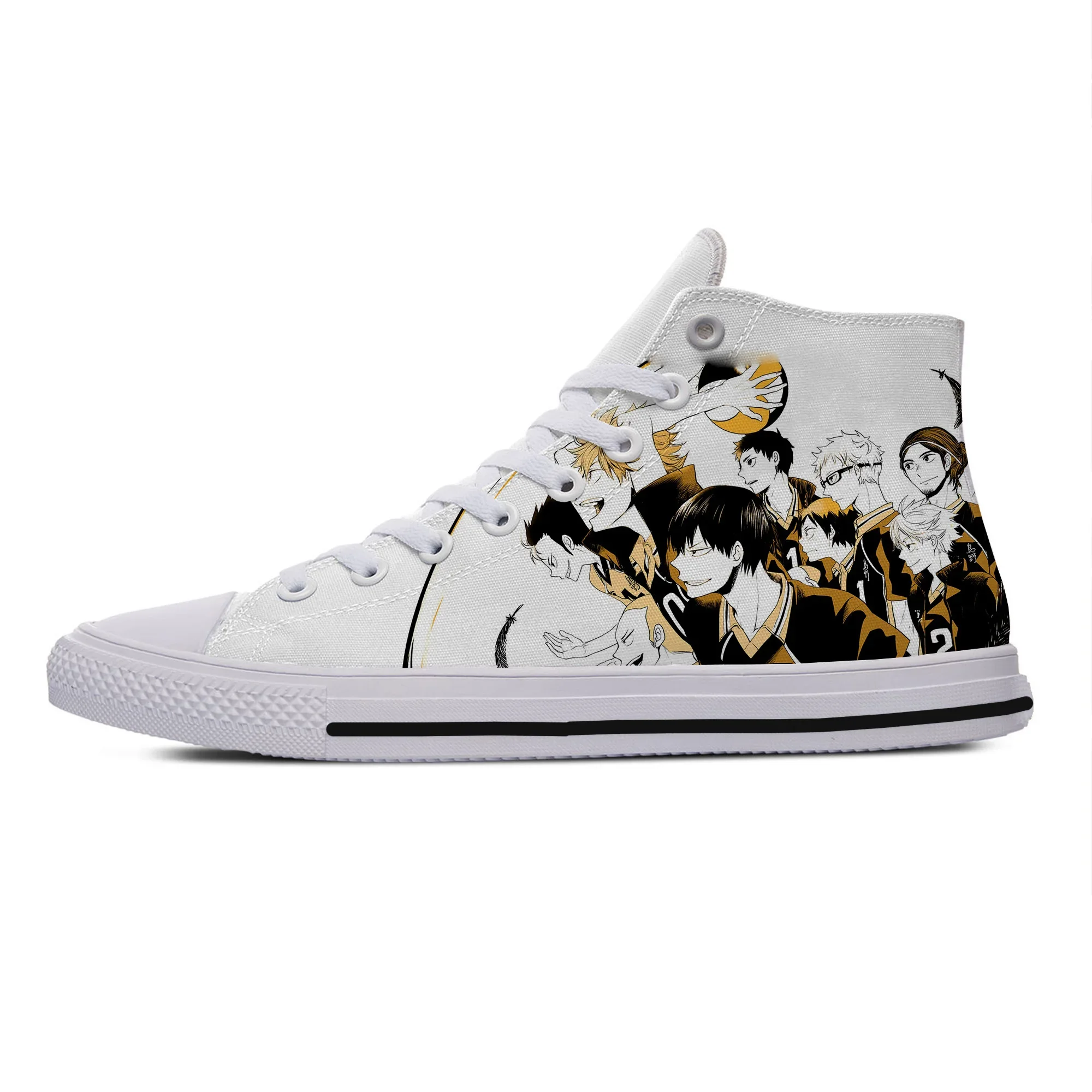 Hot Cool Summer Fashion FunnyHigh Quality Sneakers Handiness Casual Shoes for Men Women Anime Haikyuu Volleyball Juvenile Shoes