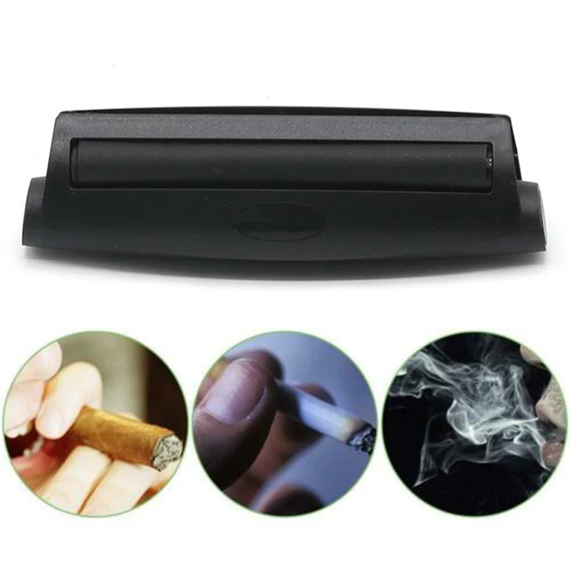 110mm Cigarette Rolling Machine with Tobacco Storage Tube for DIY Rolling Paper Wrapping Maker Smoking Accessories cigarette roller