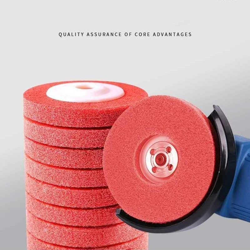 4 Disques De Polissage En Feutre De Laine Pour Meuleuse D'angle - Alésage 16mm, Finition Lisse
