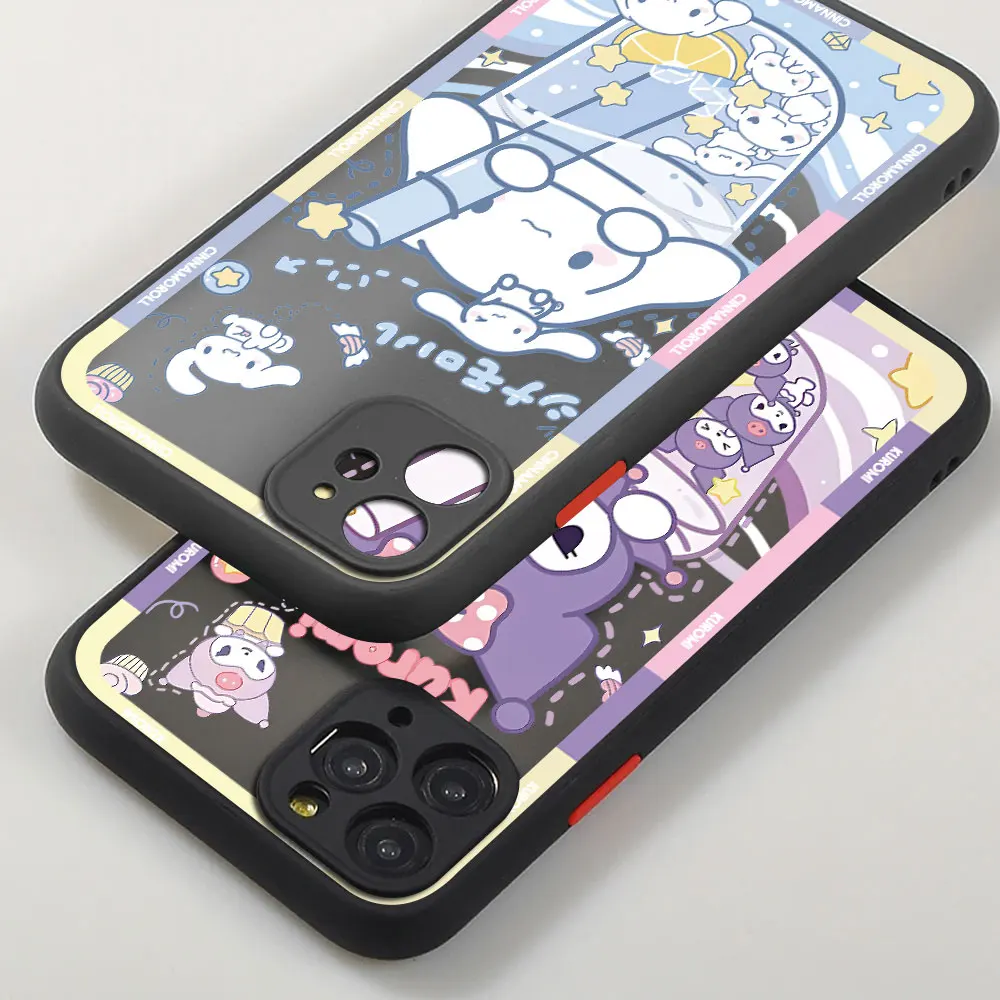 Phone cases For Apple iPhone 15 8 X 11 Pro SE 14 7 Plus 6 XS Max 13 12mini 15ProMax Soft Cover Case Kuromi Milk Tea Drink Bakus