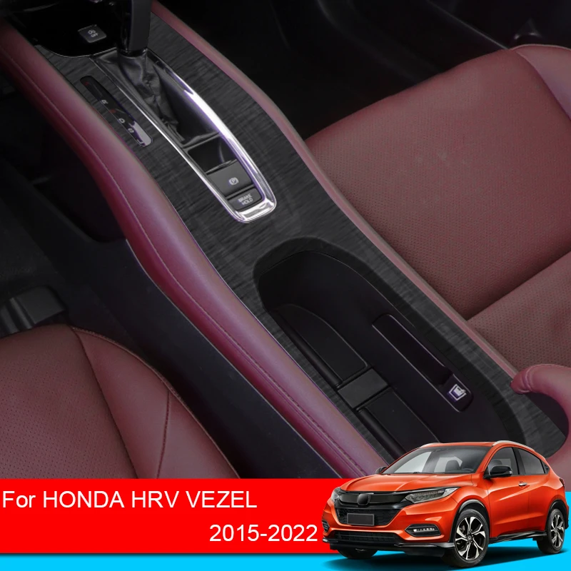 

Автомобильная наклейка для внутреннего интерьера для Honda HRV VEZEL 2015-2025 подъемная оконная панель наклейка коробка передач приборная панель защитная пленка авто аксессуар