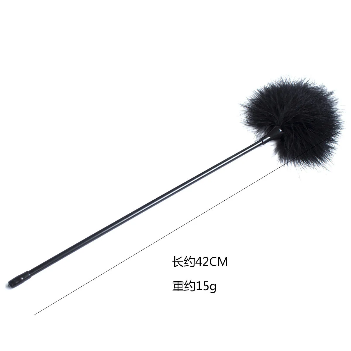 42CM Feather Whip Hand Made Premium HorseWhip,Costumes Performance Props 5