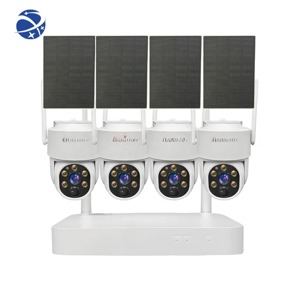 

OEM P2P 4MP ESeecloud Smart WiFi Solar PTZ Camera Kits with AI Human Detection